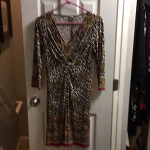 Animal print dress by muse size 4